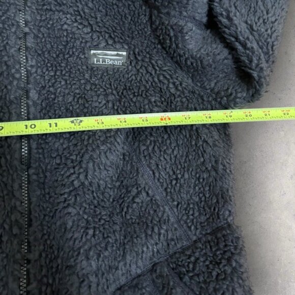L.L.Bean womens mountain pile fleece coat - Picture 4 of 5